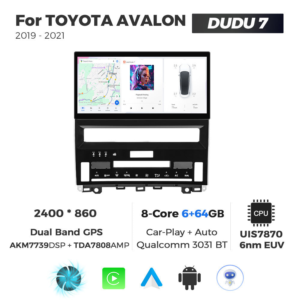 Suitable for toyota avalon 2019-2022 toyota asia dragon 12inch private model dudu android navigation