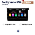 Suitable for modern HYUNDAI I30 11-17 Android large screen central control navigation radio 8 + 256G
