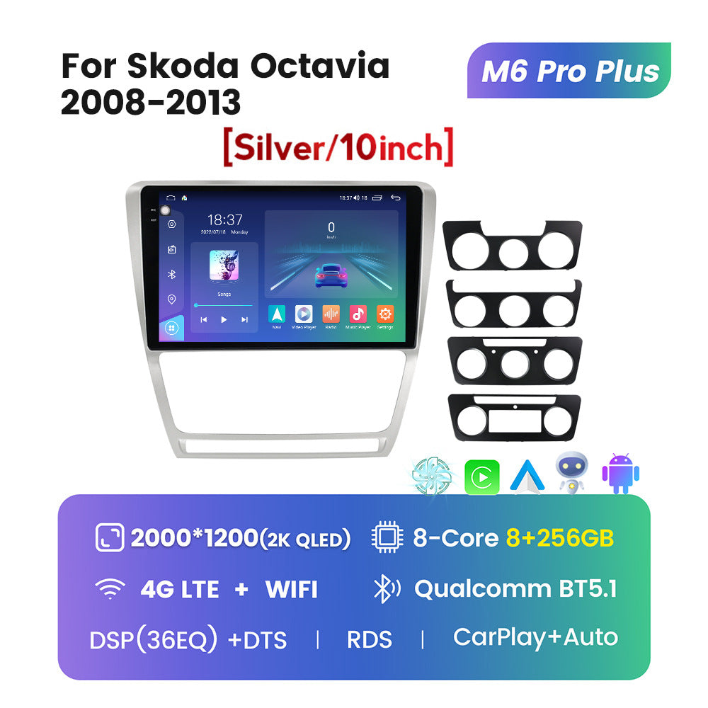 Compatible with the modified Android large-screen central navigation system M6Pro for the Skoda Octavia Octavia 08-13 model