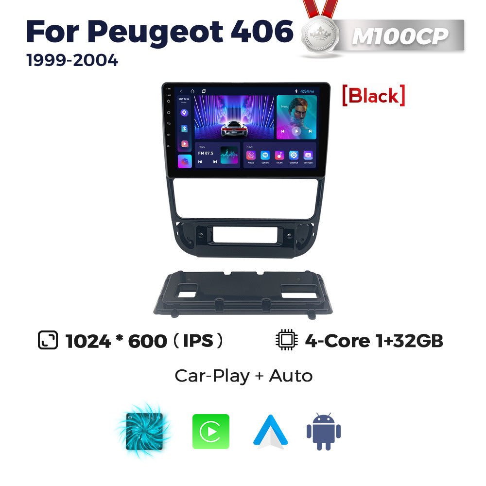 Suitable for Peugeot 406 1999-2004 Android large screen central control navigation radio 8 + 256G