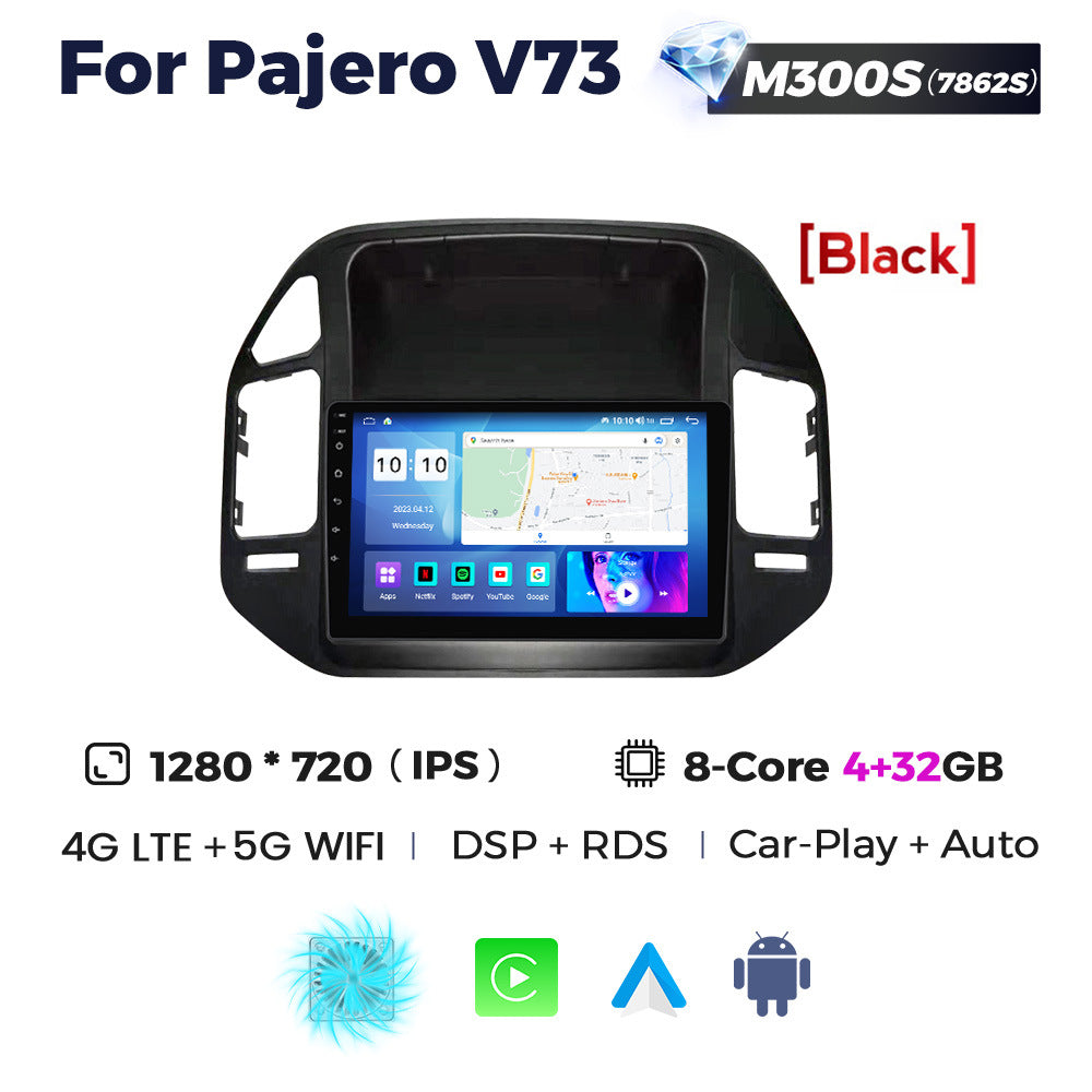 Suitable for mitsubishi pajero pajero v73 car central control large screen gps navigator wireless carplay