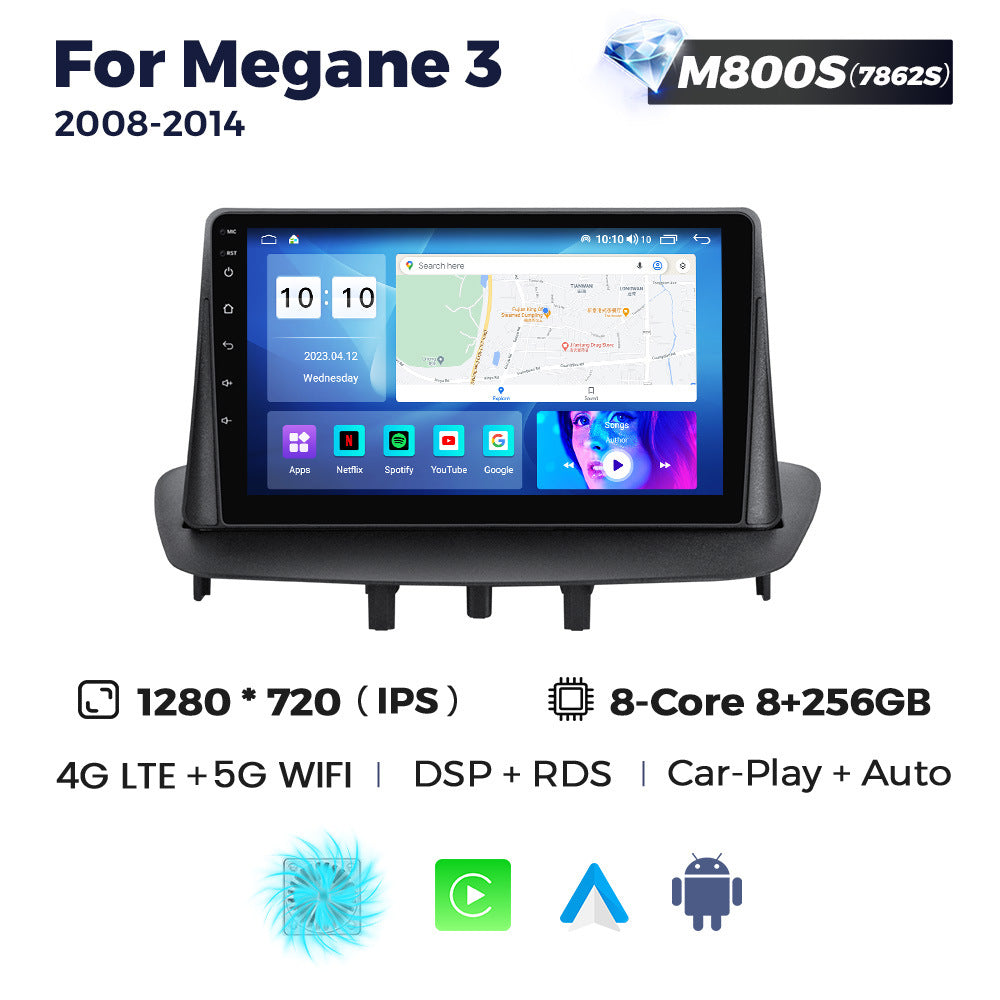 Suitable for renault megane 3 08-14 car android central control navigation wholesale