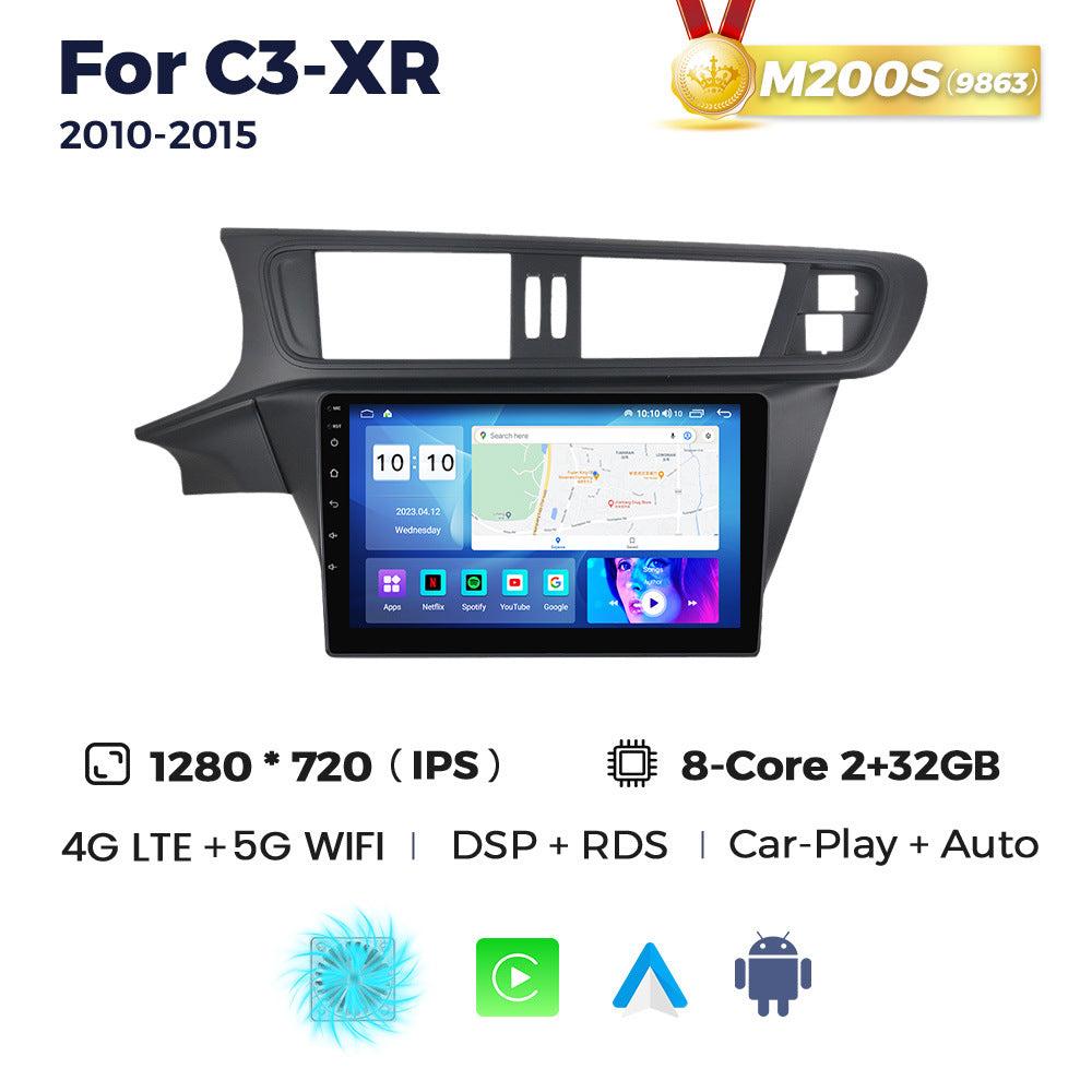 Compatible with Citroën C3-XR 10-15 Android Large Screen Central Control Navigation Radio 8+256GB