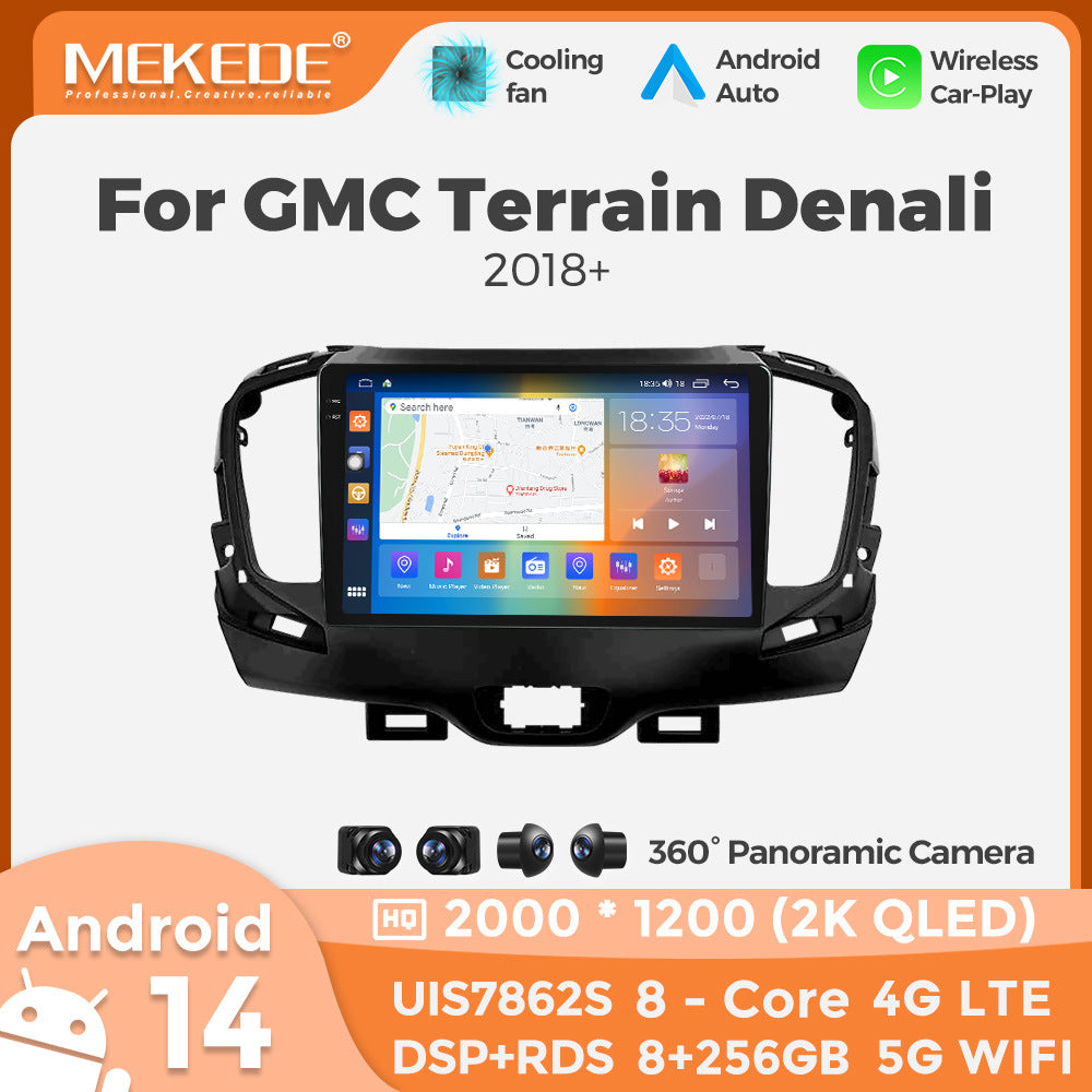 Suitable for gmc terrain denali 2018+ us general motors smart android head unit car navigation system