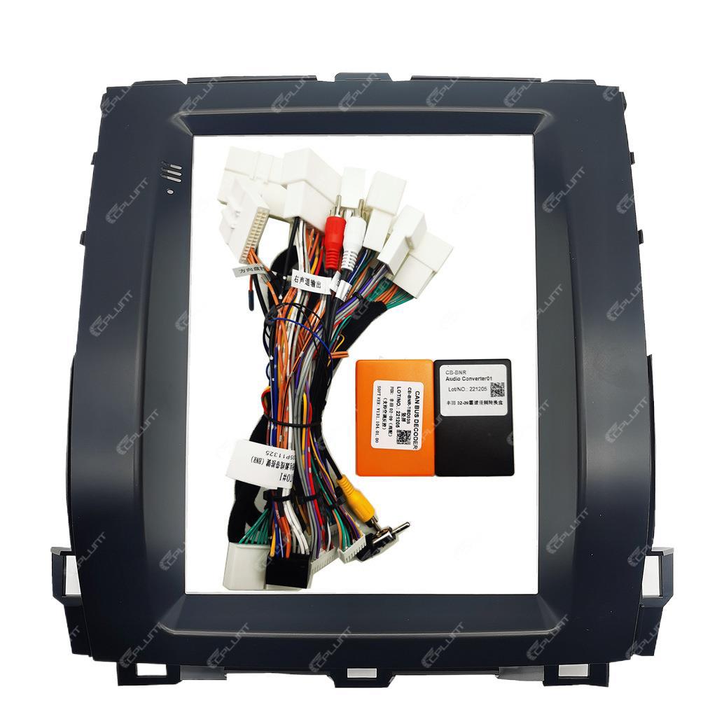 9.7inch central control navigation surface frame versatile frame suitable for toyota pardo domineering gx470 audio panel restoration