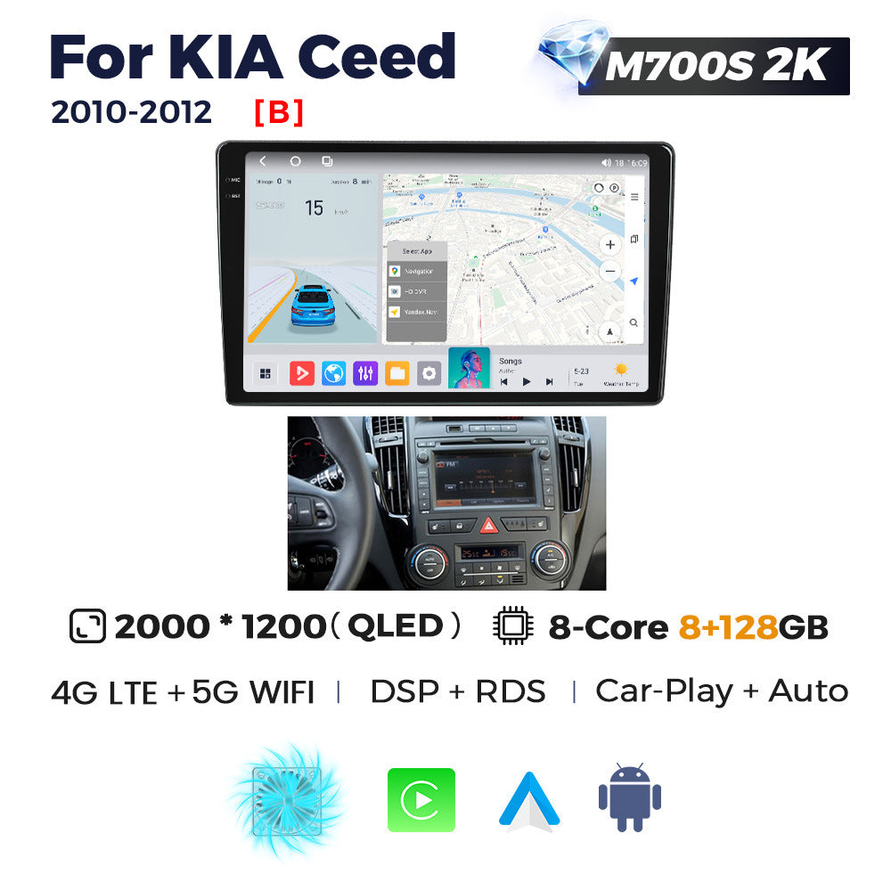 Suitable for kia ceed 2006 - 2012 kia ceed restoration smart android large screen car navigator