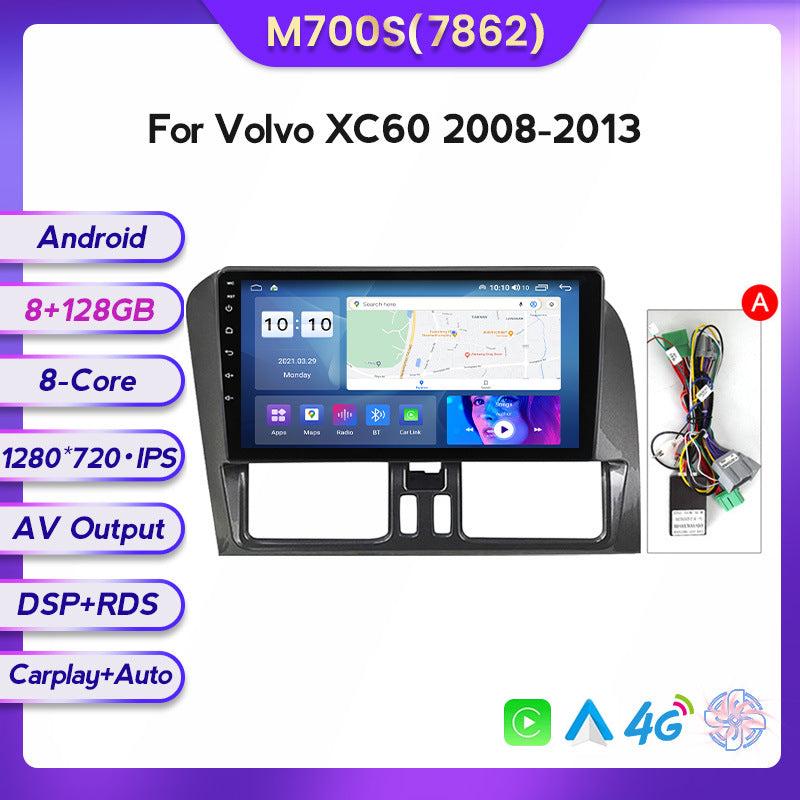 Suitable for volvo 08-13 volvo xc60 android large screen car navigation carplay cross-border supply