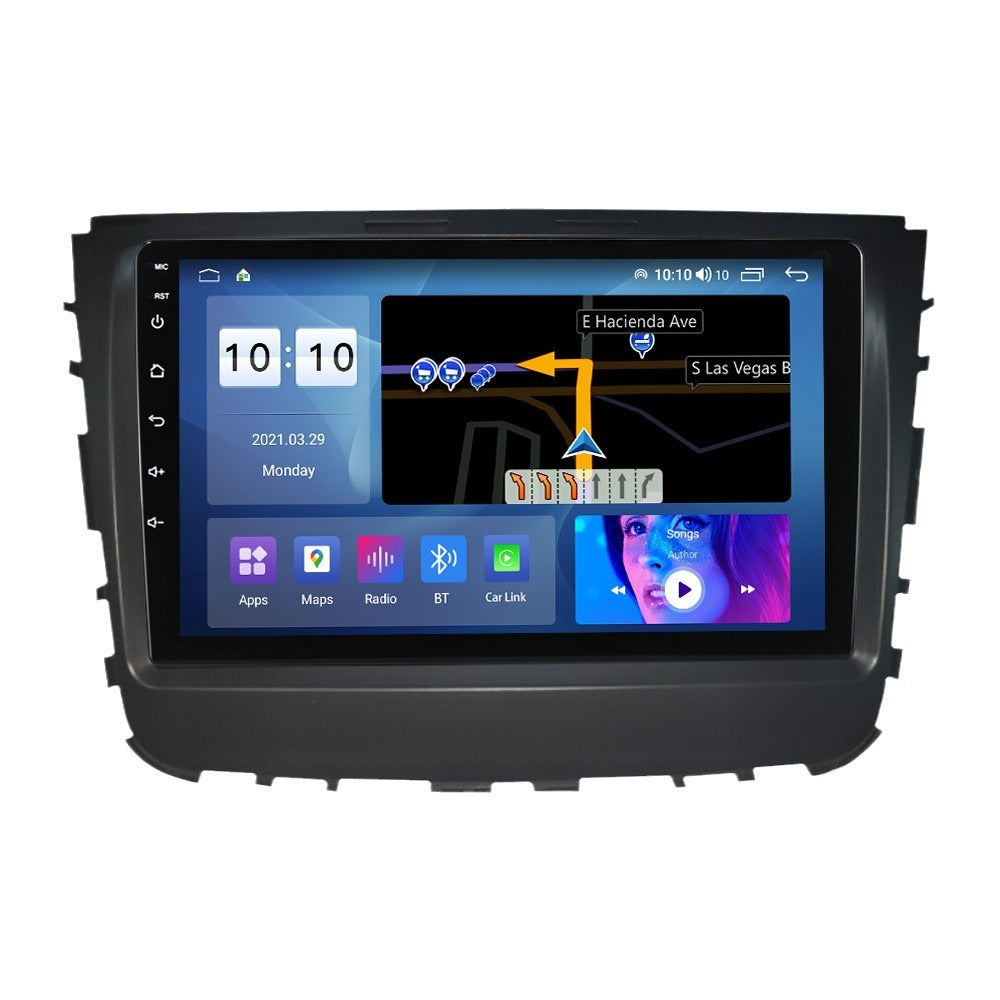 Suitable for ssangyong rexton android large screen car navigation wireless carplay