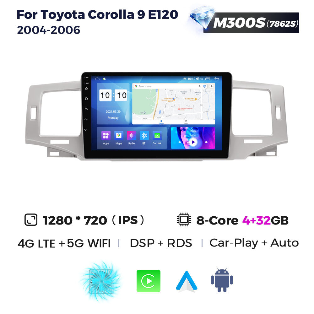 Suitable for toyota corolla 9 e120 2004-2006 car android navigation