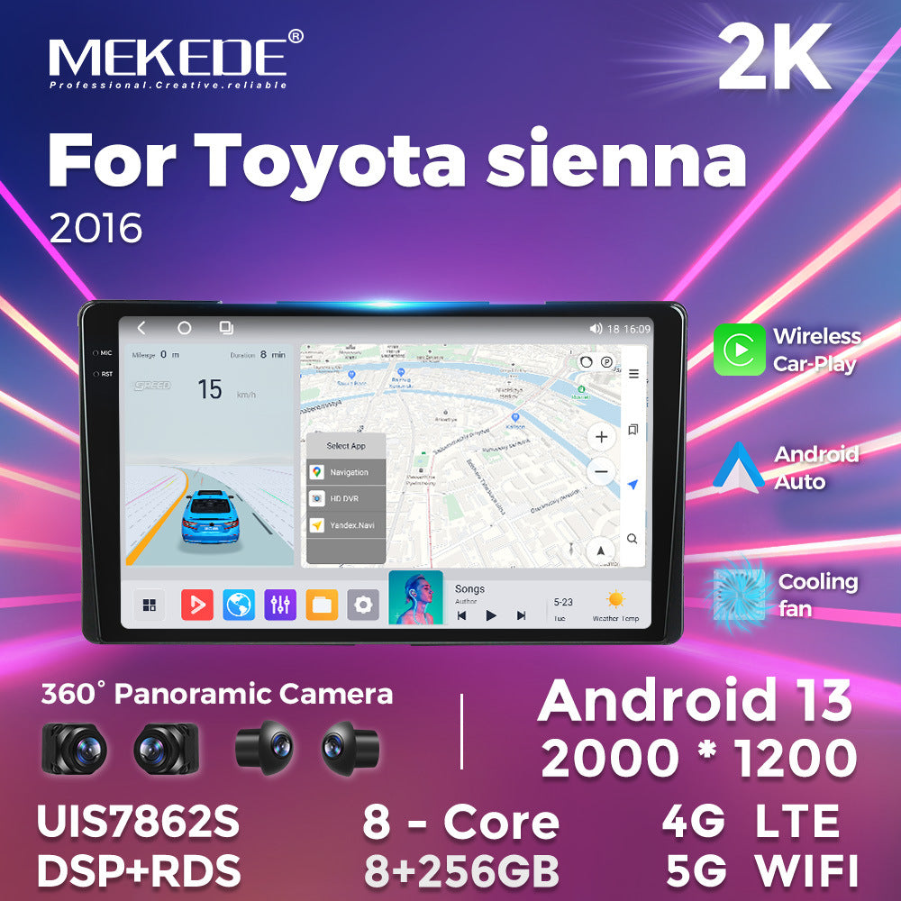 Suitable for toyota sienna 2016 original toyota sienna car smart android navigator