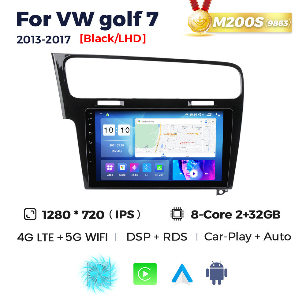 Suitable for left and right peptides vw golf 7 2013-2017 volkswagen golf seven car android large screen navigation