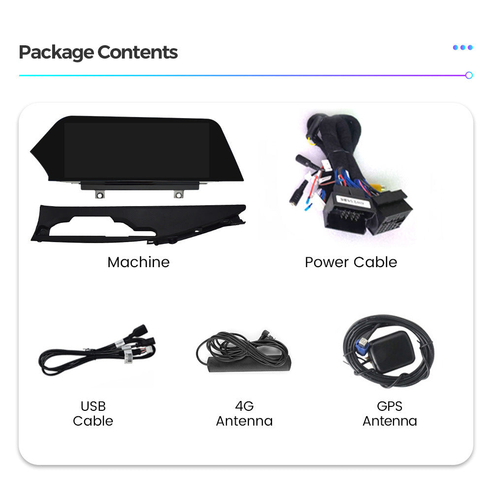 Applicable to BMW X5 F15 X6 F16 blade screen Android car large screen central control Carplay navigation Qualcomm