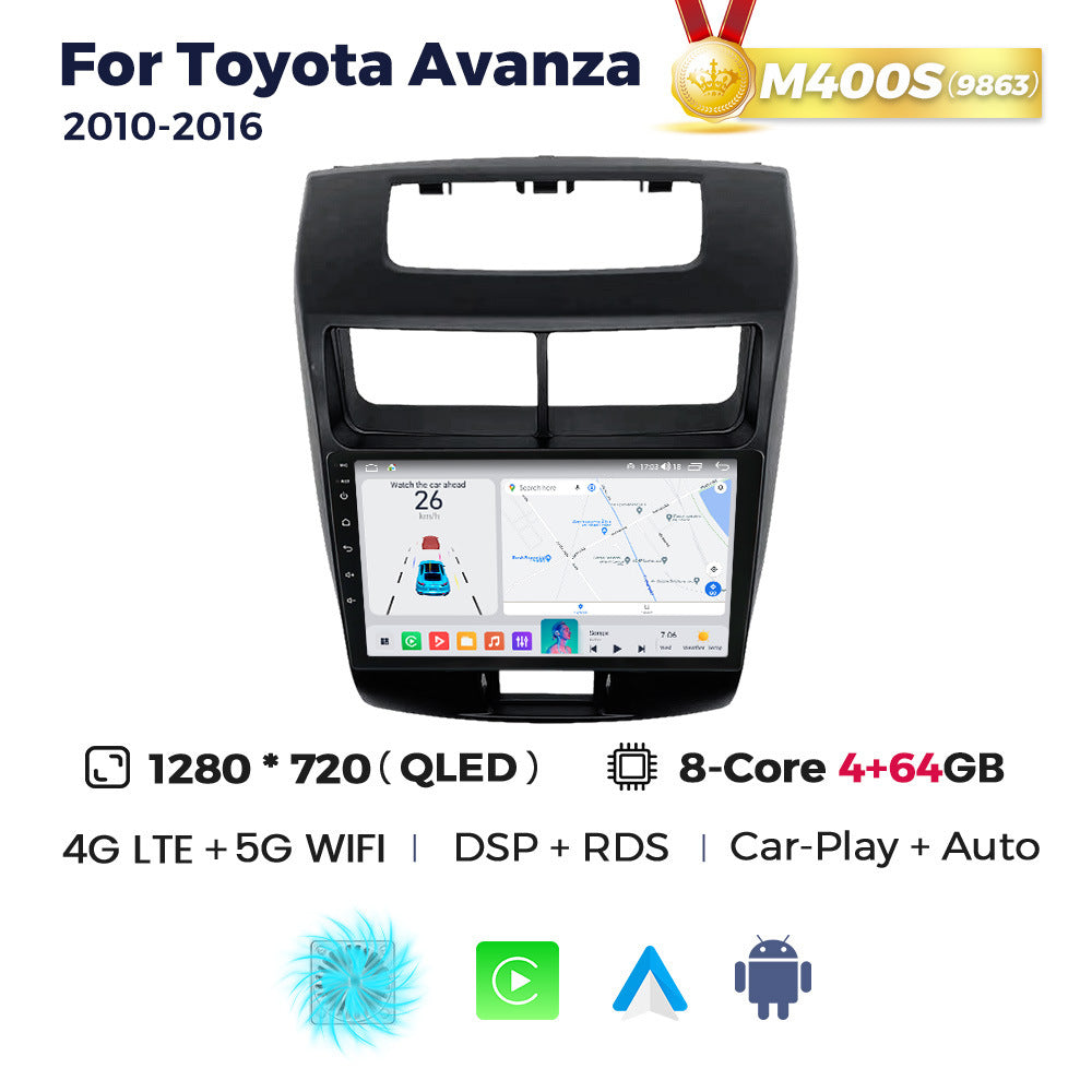 Compatible with Toyota Avanza 2010-2016 Android large-screen central control navigation radio, Bluetooth CarPlay