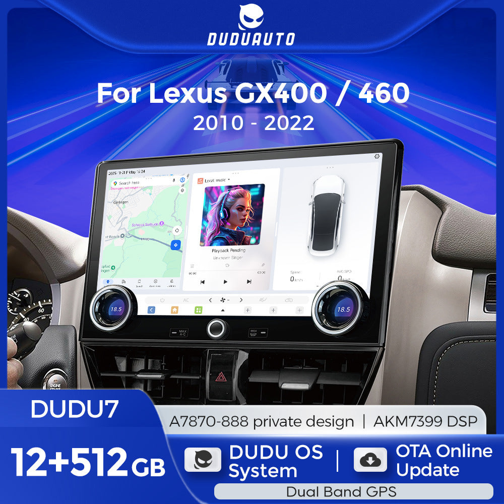 For 12.5inch lexus gx400 460 2010-2022 lexus private model android navigation