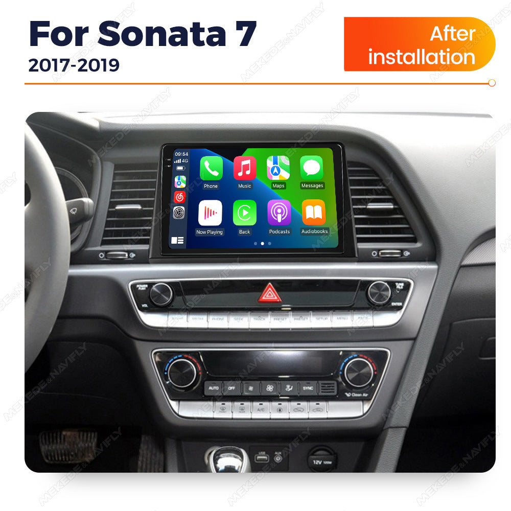 Suitable for sonata 7 2017-2019 hyundai sonata nine car central control android navigation carplay