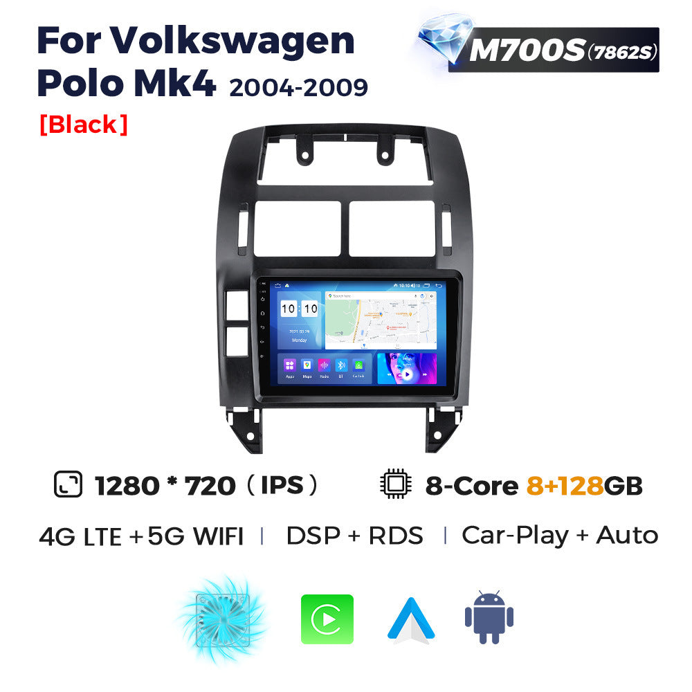 Compatible with VW Polo MK4 2004-2010 Android large-screen central control navigation with Bluetooth CarPlay