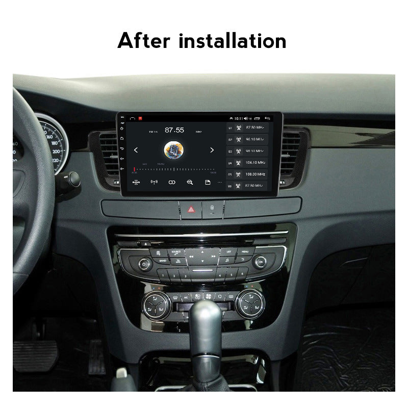 Suitable for Peugeot 508 modified Android large-screen central control car navigation all-in-one machine 8 + 128