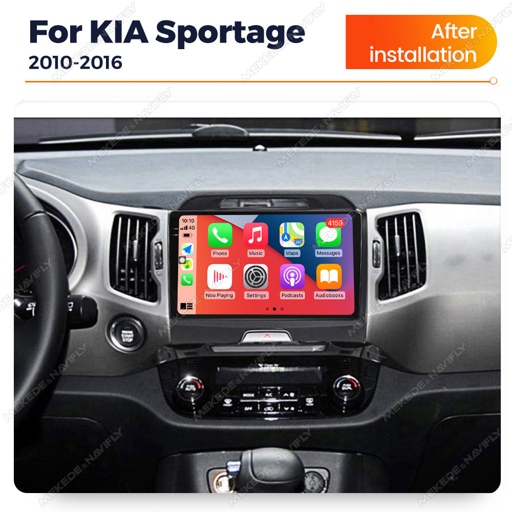 Applicable to Kia Smart Run 10-16 Android large screen central control car navigation radio screen Carplay