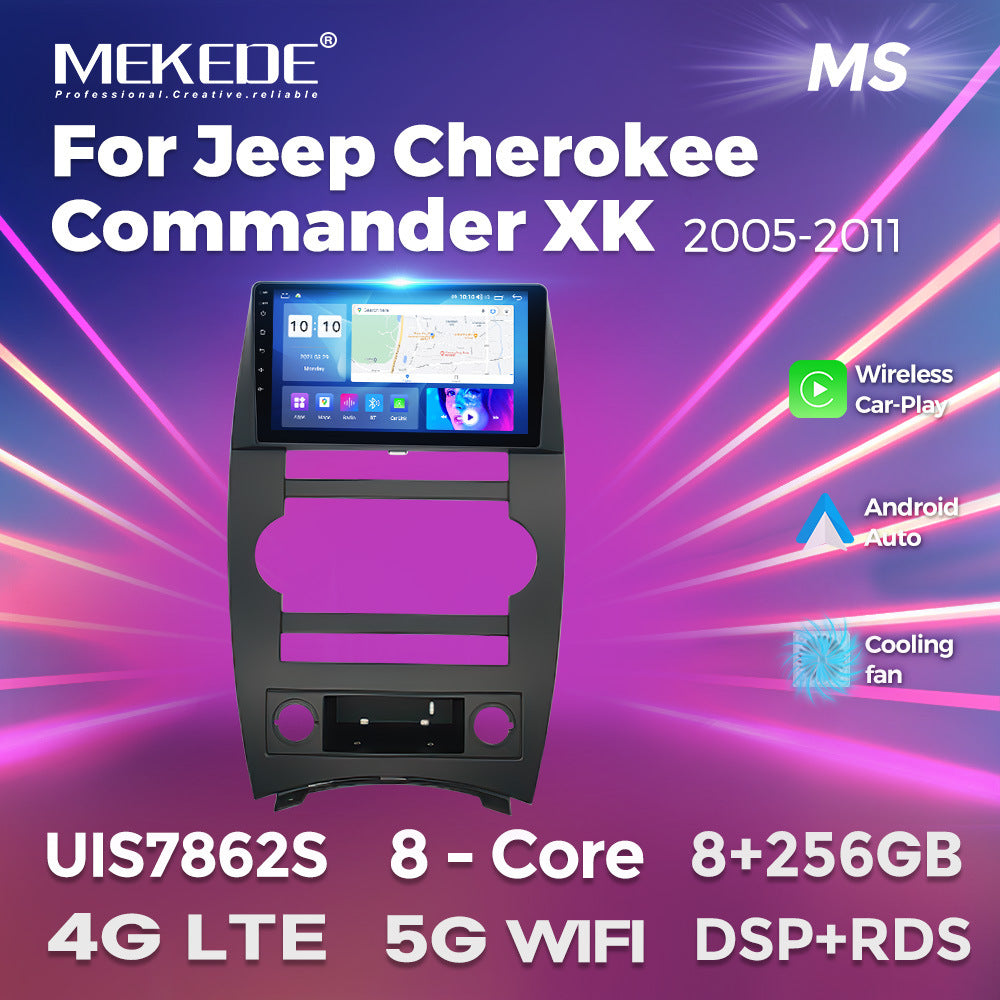 Applicable to Jeep Cherokee Commander XK 05-11 Android large screen central control navigation