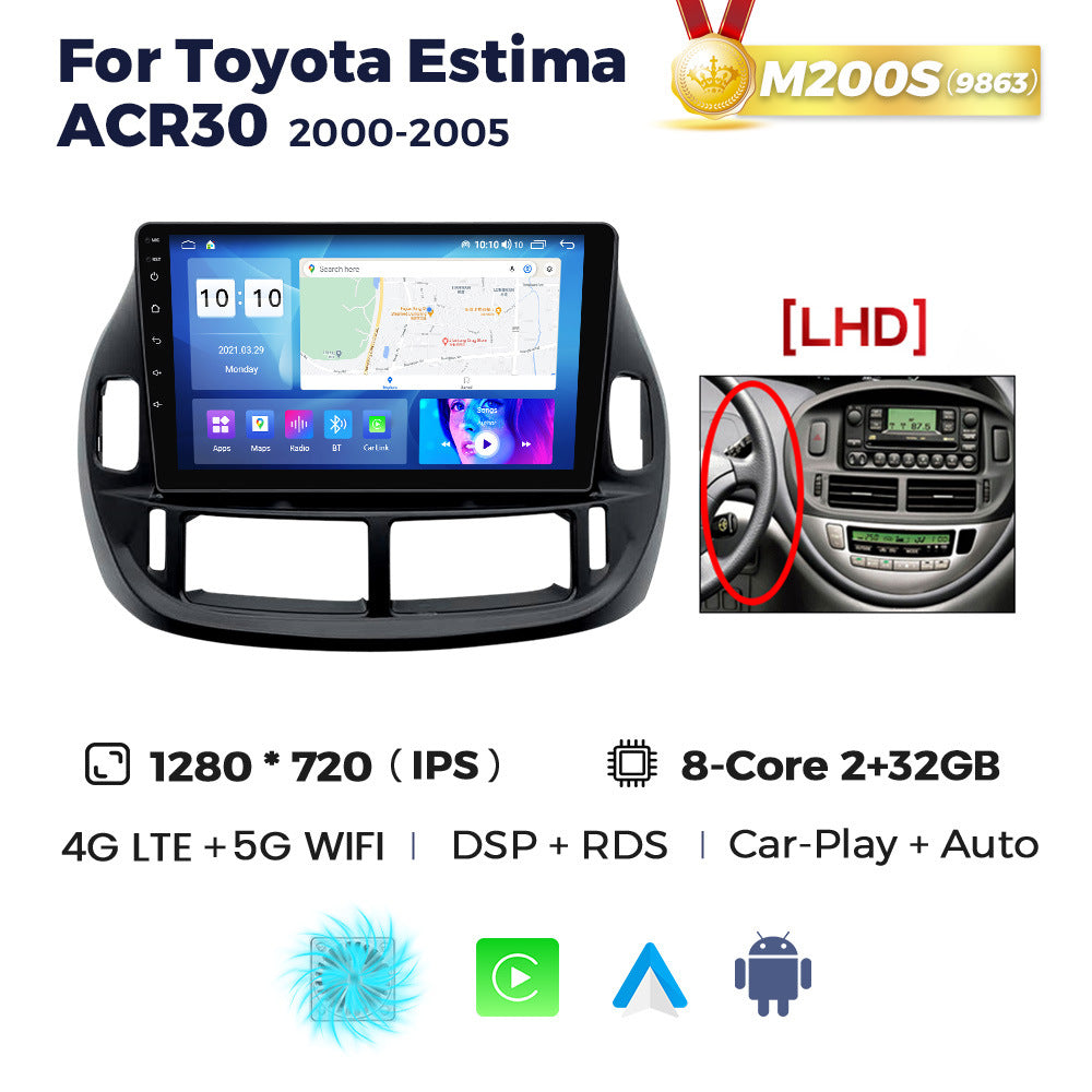 Applicable to Toyota Estima ACR30 17-19 Android large screen central control navigation radio 256