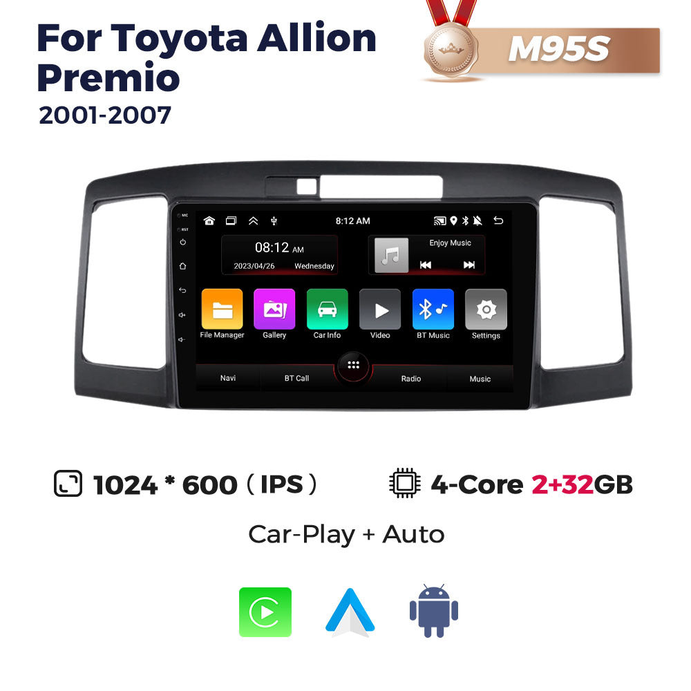 Suitable for toyota allion premio 2001-2007 toyota asia dragon android car navigation