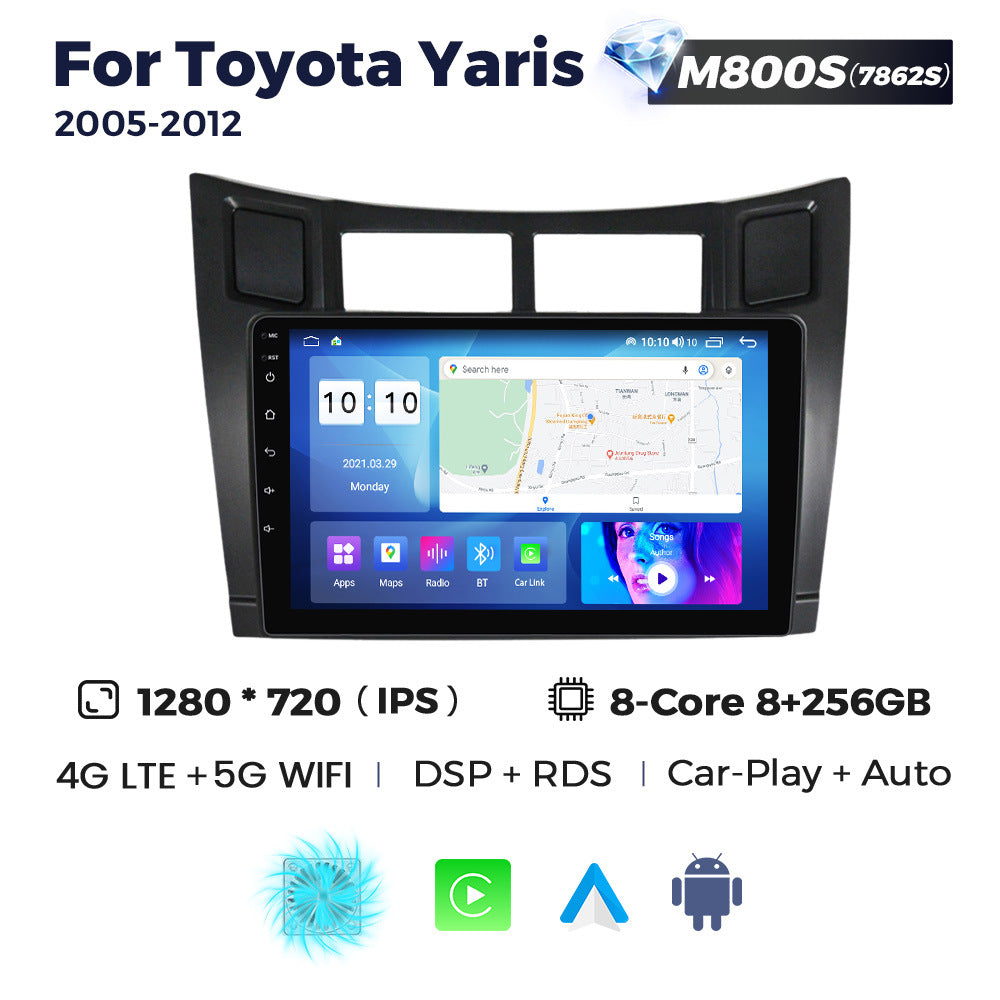 Suitable for toyota yaris 2005-2012 toyota yaris car android navigator carplay