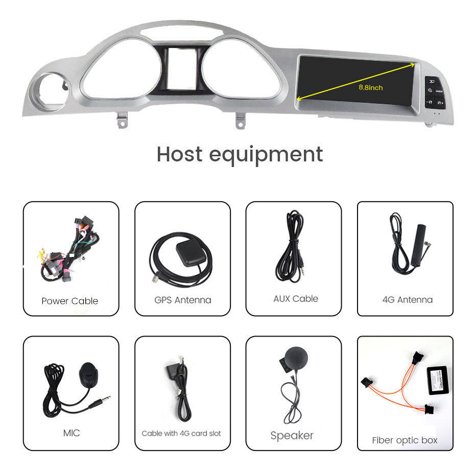 Suitable for for audi a6l 2005- 2011audi a6l qualcomm large screen restoration android navigator