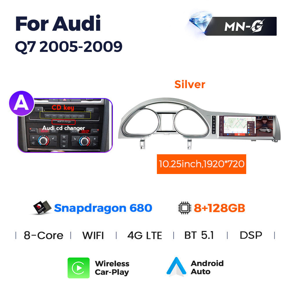 Suitable for for audi q7 2010-2015 audi q7 restoration qualcomm xiaolong large screen android navigator