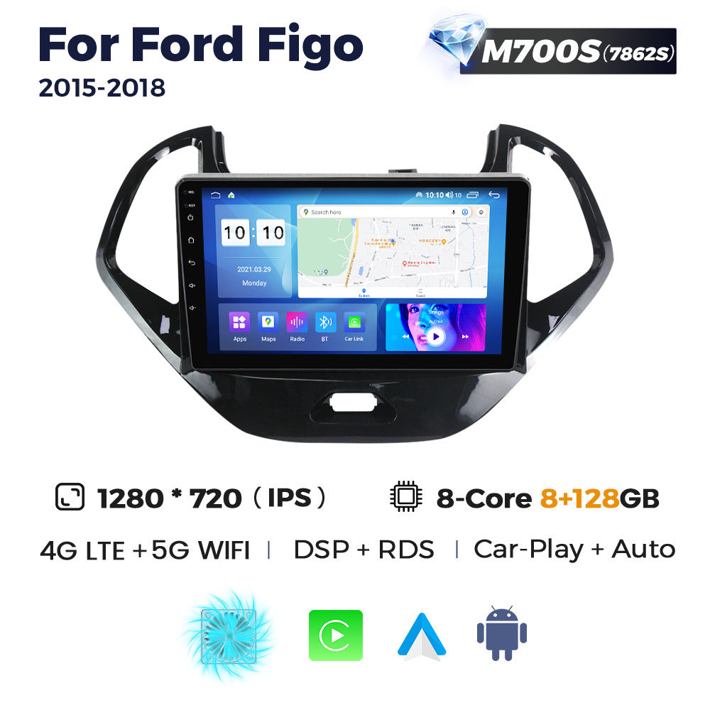 Compatible with Ford Figo 2015-2018 Android large-screen central navigation Bluetooth CarPlay