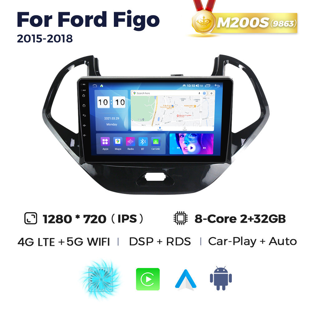 Compatible with Ford Figo 2015-2018 Android large-screen central navigation Bluetooth CarPlay