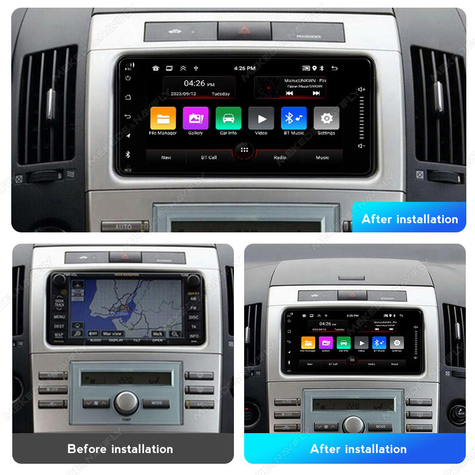 Suitable for 7inch toyota neutral machine ultra-thin 8227toyota corolla toyota cross-border exclusive android navigator