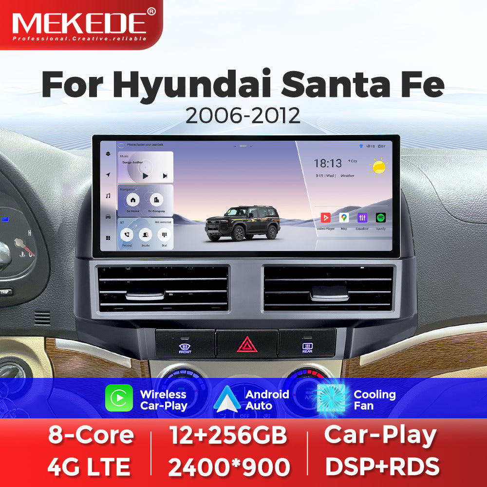 Suitable for hyundai santa fe 2006-2012 old santa fe 12.3inch android vertical screen navigator