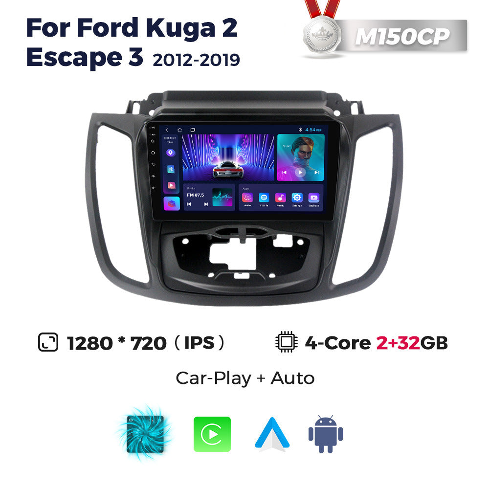 Suitable for 2012-2019 ford kuga (escape) high-end models: in-car android navigation center console with wireless carplay