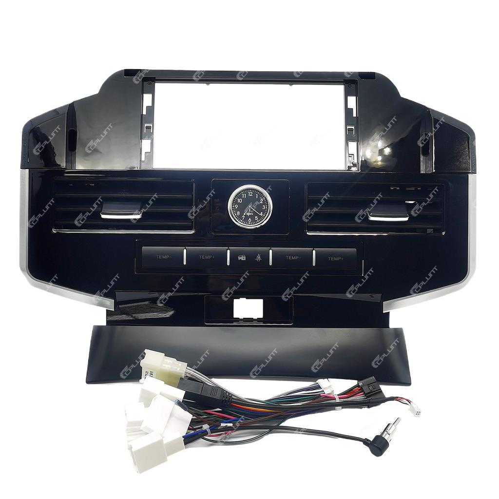 Suitable for land crucer lc200 land cruiser central control panel restoration car dvd surface frame versatile frame