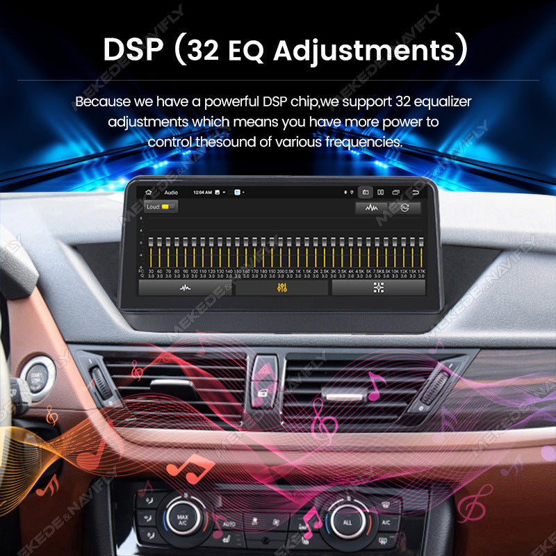 10.25-inch compatible with BMW X1 E84 Android central control large-screen GPS navigation all-in-one device, Bluetooth CarPlay