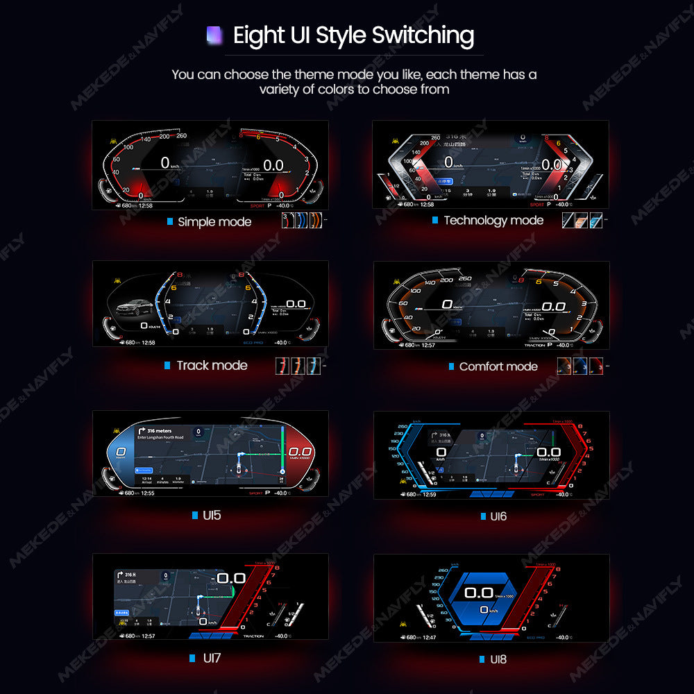 Applicable to BMW 1 Series 120i E81/E82/E87/E88 Upgraded Full LCD Dashboard Wireless Carplay