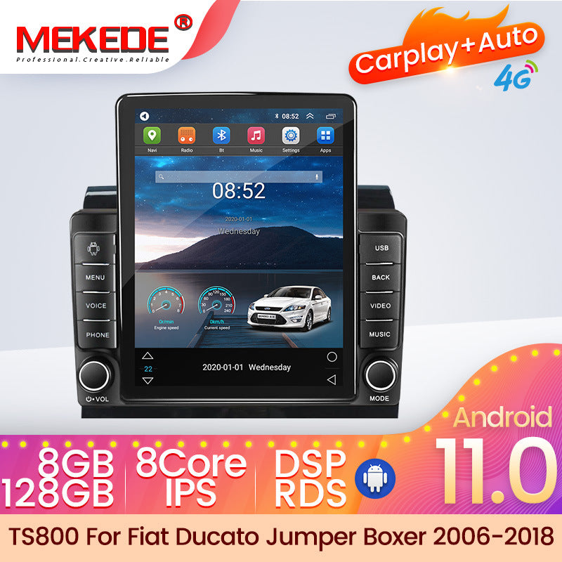 Suitable for fiat ducato jumper boxer 2006-2018 stone monument machine vertical screen android navigation