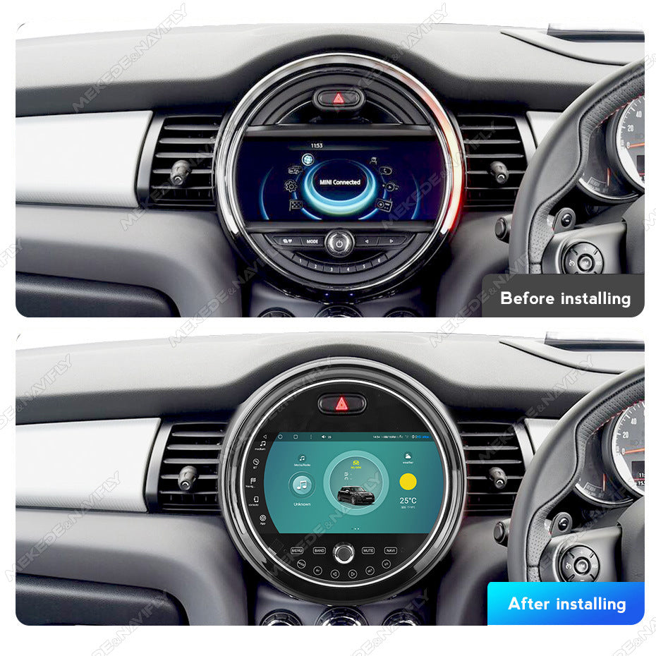 Applicable to BMW MINI 2014-2024 Android large screen central control car navigation Bluetooth Carplay