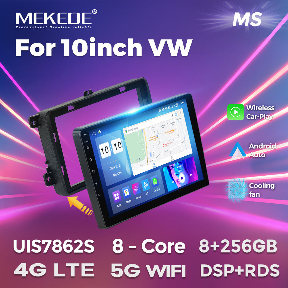 Compatible with Volkswagen VW Tiguan Passat Polo Golf Android large screen central navigation CarPlay