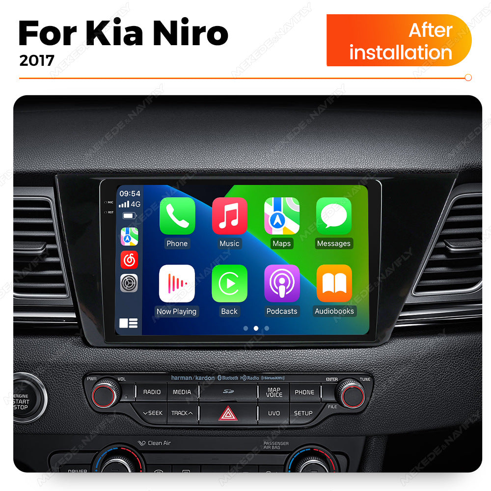 Suitable for kia niro 2017 kia jirui restoration large screen smart android car navigation carplay