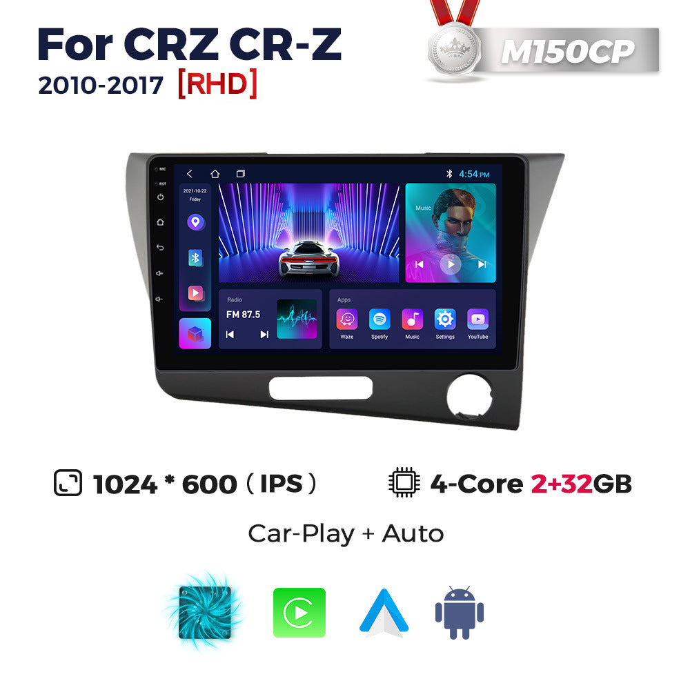 Suitable for honda crz cr-z 2010-2017 honda crz android car smart navigation carplay
