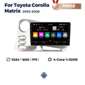 Suitable for toyota corolla matrix 2003-2008 toyota smart android car navigator