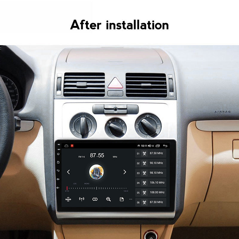 Suitable for Volkswagen Tiguan Touran 03-10 Android large-screen central control car navigation screen 128G