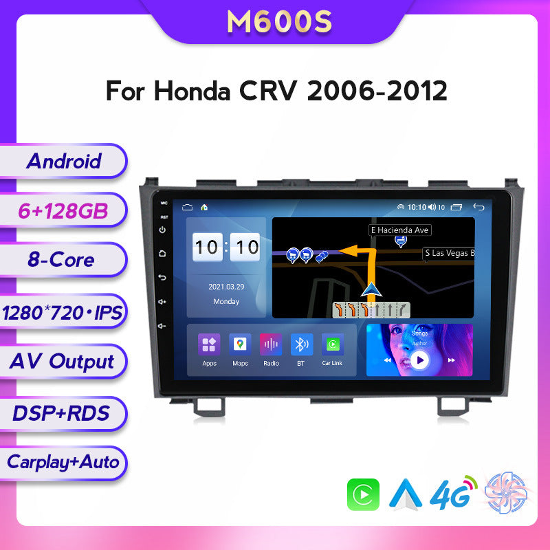 Suitable for 06-11 honda crv honda cr-v car large screen central control android navigation wireless carplay
