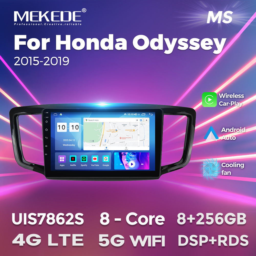 Suitable for Honda Odyssey 15-19 Android large-screen central control car navigation radio screen 8 + 256G