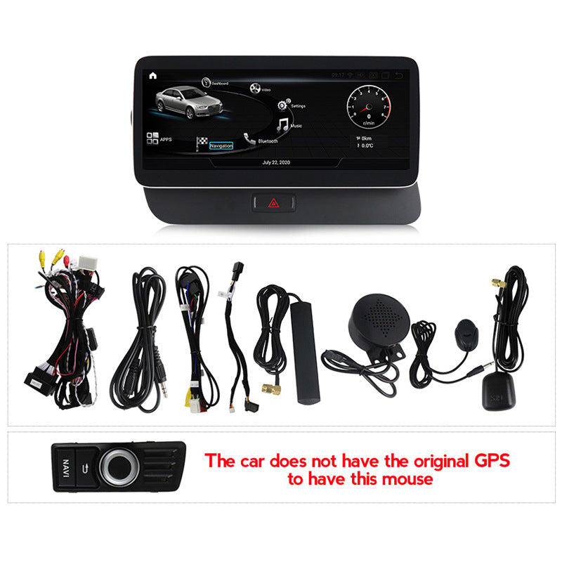 Android 11 head unit with qualcomm chip, vertical screen, carplay, for audi q5/q5l - custom upgrade for center console navigation