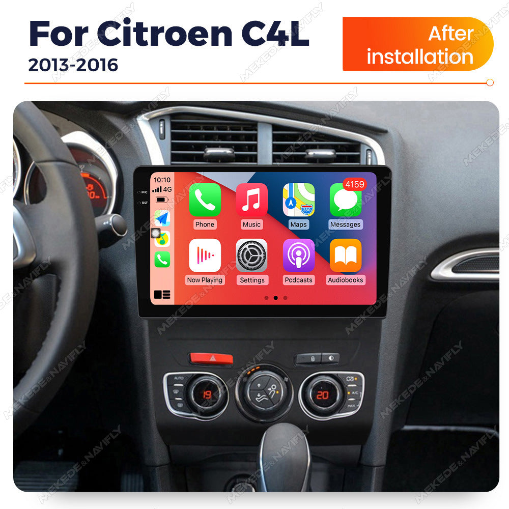 Applicable Citroen C4L 2013-2016 Android large screen central control car navigation radio screen carplay