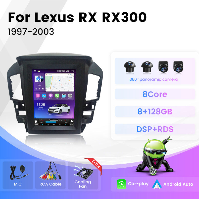 Suitable for lexus rx rx300 rx330 rx350 rx400 rx450 vertical screen android navigator