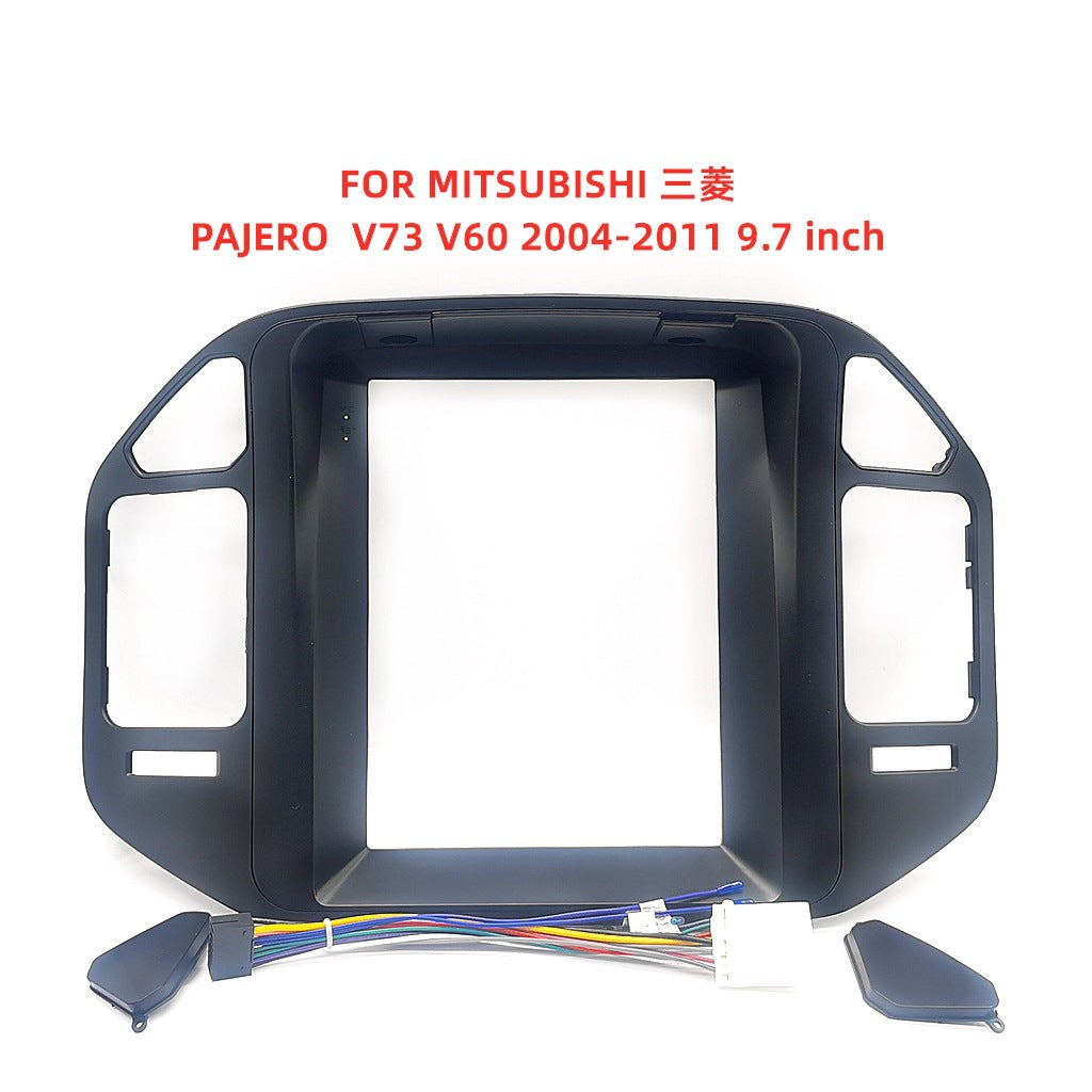 Suitable for mitsubishi pajero v73 v60 mitsubishi pajero central control navigation surface frame restoration panel
