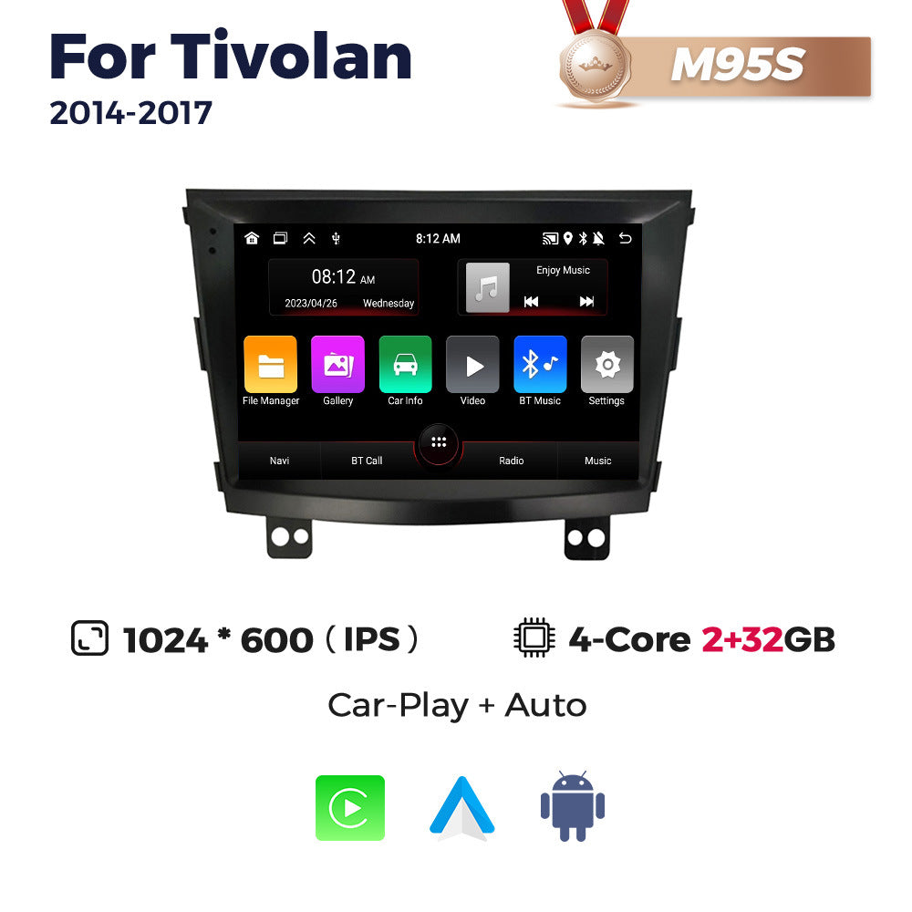 Suitable for ssangyong tivolan 2014-2017 ssangyong tivola android car smart navigation